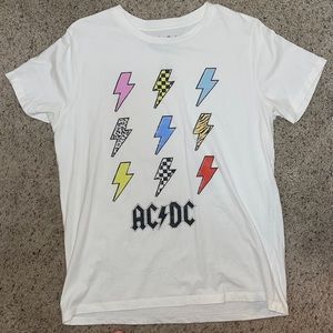 ADCD lightening bolt graphic tee